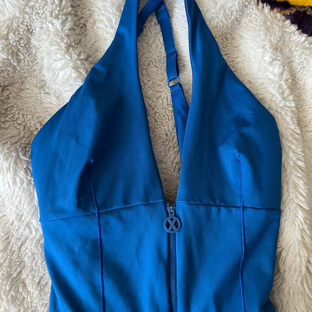 Savage x Fenty Blue Halter Neck jumpsuit